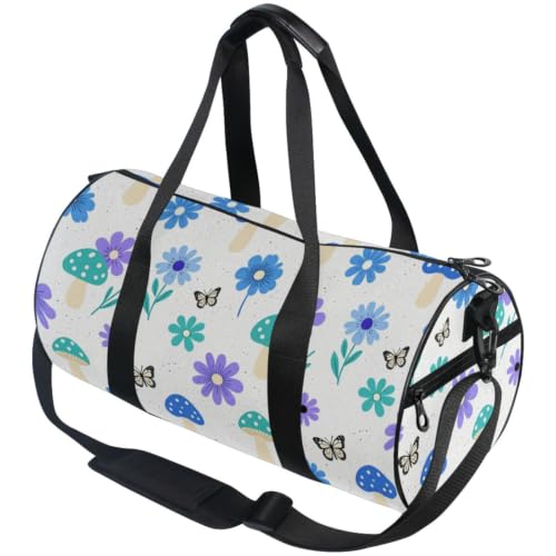 Bolsa redonda para hombre y mujer con bolsillo lateral de cremallera para diario