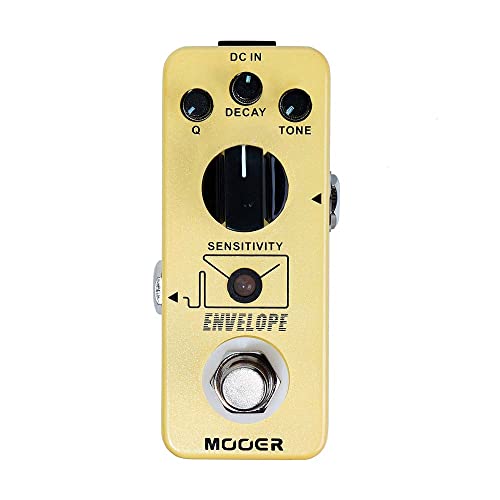 MOOER - Analog envelope filter, dynamic automatic Wah pedal, exaggerated funk, subtle and sensual, static frequency filter effects for guitar and bass.