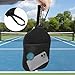 Fiyooau Pickleball Paddle Cover, Universal Size 8.26 x 11.8 Inch Pickleball Paddle Case with Zipper and Mesh Pocket, Storage Bag Fits Most Standard Pickleball Racquets
