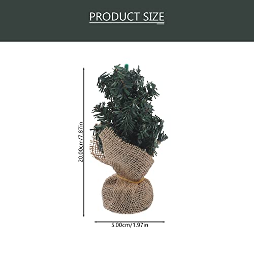 TOYMYTOY クリスマスツリー クリスマスツリー飾り 卓上ミニツリー ミニチュア クリスマス看板付き20CM 10個セット 卓上 北欧風 おしゃれ ショーケース装飾用 飾り 撮影小道具 プレゼン [5]