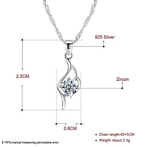 Collier de bijoux non allergiques argent sterling S925 haute qualité - 2