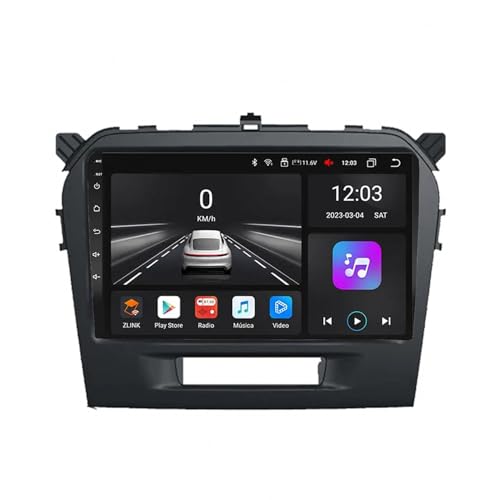Pantalla Suzuki Grand Vitara 2015 para viajes con GPS y música Bluetooth