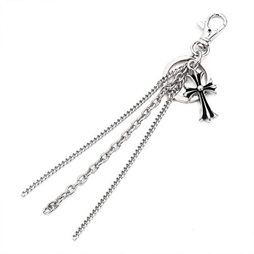 Uniqsum Both Maltese Cross Charm Wallet Chain Biker Key Chain With Detachable Keyring Sj17S #TOP6