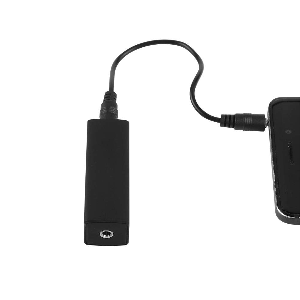 Geräuschisolator, 3,5 mm Erdungsschleifen Geräuschisolator für Heim- und Auto Stereoanlagen (schwarz)