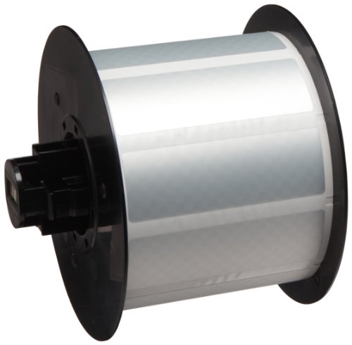 Ruban B-438 Brady argent métallisé inviolable 76x25 mm etiquette de securite BBP31