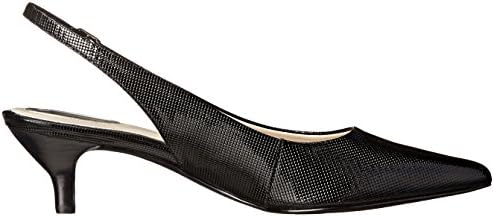 Trotters Women's Slingback Kitten Heeled Pump, Black Mini, 8 N US | Image 5