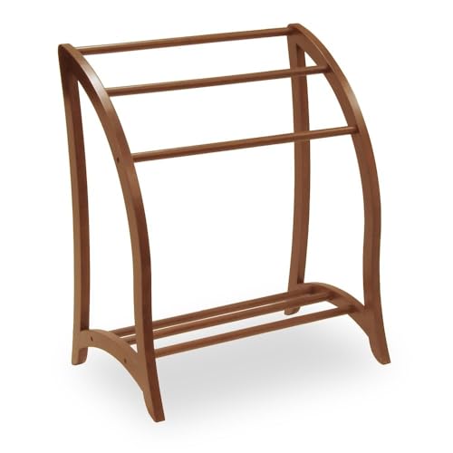 Furnifact Solid Wood Blanket Rack