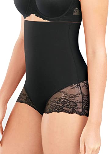 Maidenform Womens Tame Your Tummy High Waist Lace Briefs, Black Lace, Medium Us #TOP2