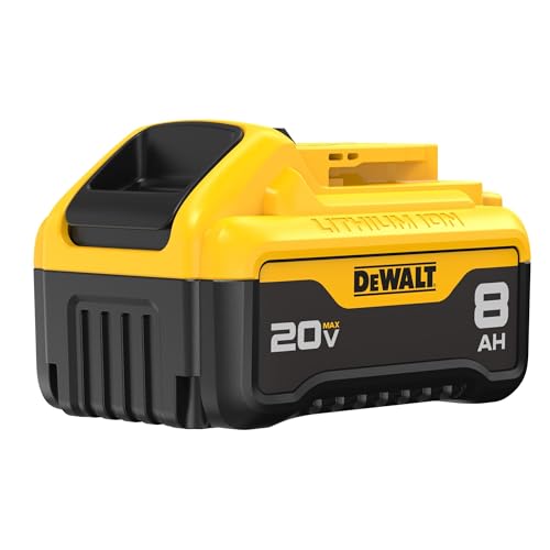 DEWALT 20V MAX* Lithium Ion Battery, 8.0-AH with Fuel Gauge (DCB208) by DEWALT - Used condition - CA$142.57