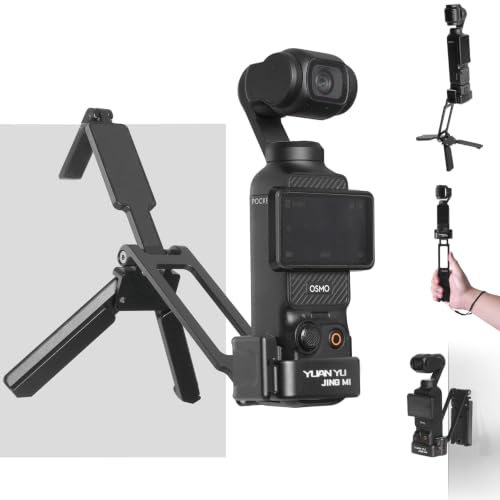 YUANYU ���C�J�����}�E���g�X�^���h DJI Osmo Pocket 4P/4/3�p | 0.25�C���`�}�E���g�t���A���~�����߉\�ȃJ�����X�^���h�A4�C��1�̑��p�r���[�h�A���肵���O�r�x�[�X�B