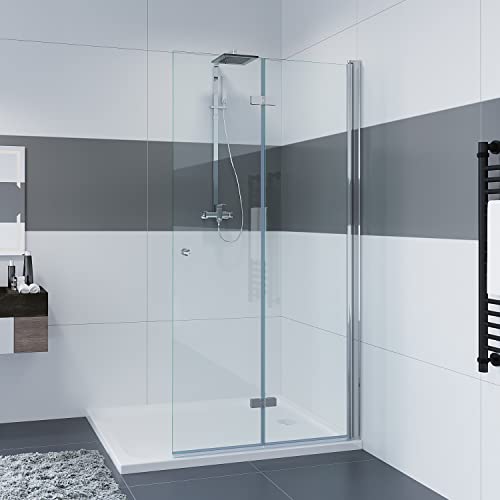 IMPTS walk in Dusche 120x185 cm Duschwand Glas Duschkabine Duschtrennwand...