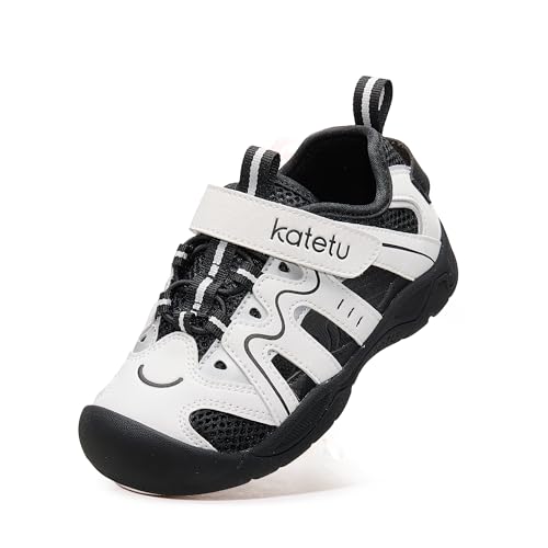 Toddler Sport Sandals for Boys and Girls,Closed Toe Kids Sandals with Breathable Mesh,Lightweight Non Slip Outdoor Walking Shoes for Playground and Su
