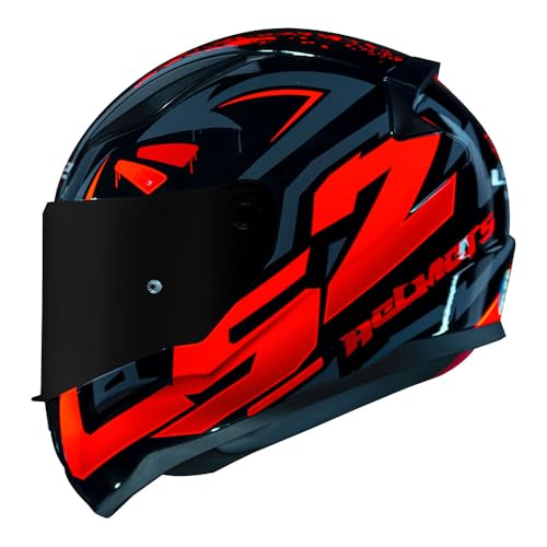 Capacete Ls2 FF353 Rapid Tagline Preto e Laranja Tamanho:58