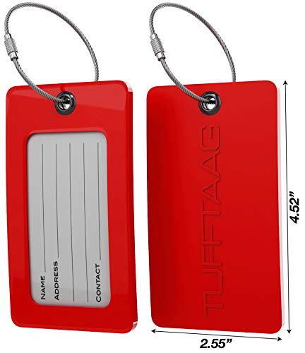 Luggage Tags Tufftaag, Business Card Holder, Suitcase Labels, Travel Accessories #TOP3