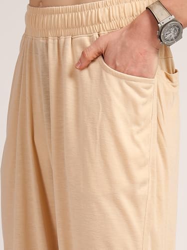 Image of Thomas Scott Men's | Relaxed Fit | Solid | 100% Polyester | Co-Ord Set With Short Sleeve T-Shirt & Trouser