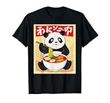 Anime Tee For Men Women Kid Panda Ramen Noodle
