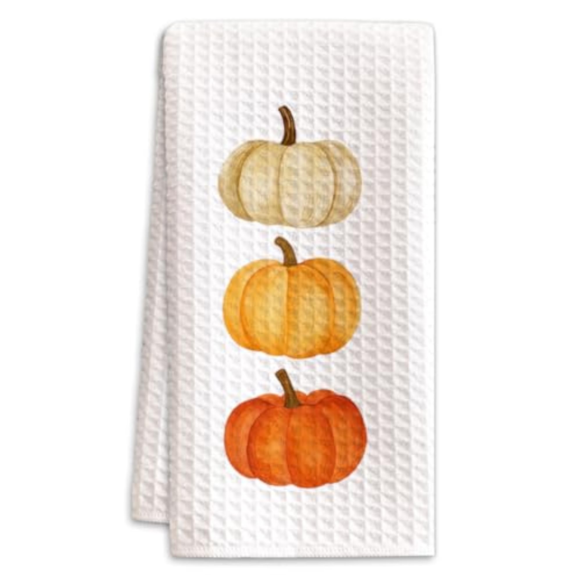 Fall Pumpkin Hand Towels, Autumn Decor