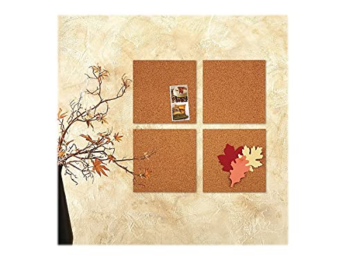 Quartet Cork Tiles, Natural, 12 Inch x 12 Inch, Frameless, 4 Pack (102) image 3