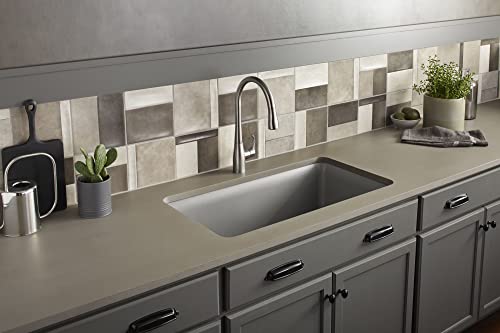 Kohler K-8206-Cm4 Cairn Sink, 33 In, Matte Grey #TOP1