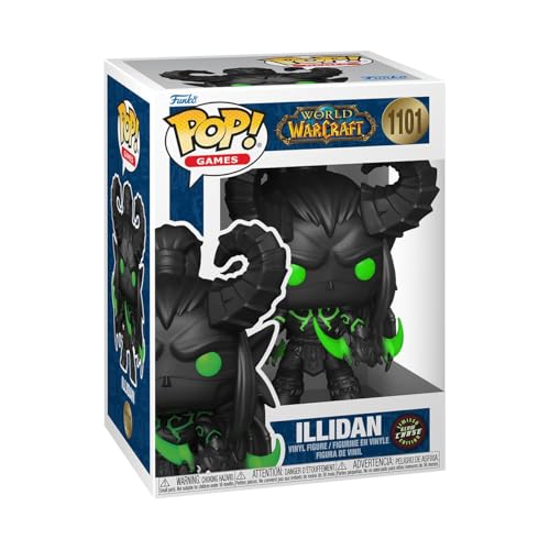 Funko POP! Games: World of Warcraft - Illidan - 1 in 6 Chance of Receiving The Rare Chase Variant - Styles May Vary - Sammelbare Vinylfigur - Geschenkidee - Offizielles Merchandise