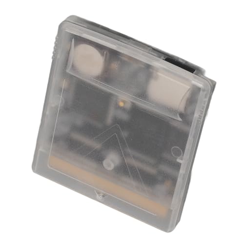 JTLB Professionelle Spielekassette 1000 in 1, Unterstützt Gameboy Color, Drag-and-Drop-Dateiverwaltung, Videokassette für Gameboy, Anpassbare A-B-Tasten (Transparentes Weiß)