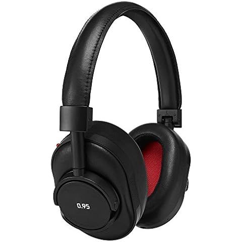 Master & Dynamic MW60 Leica Black Edition Wireless Over Ear Headphone for Leica .95 Black Edition Black Metal/Black Leather Cover
