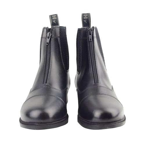HyLAND Childrens/Kids Canterbury Zip Jodhpur Boots (4 M US Little Kid) (Black)2