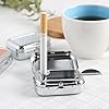 Cendrier De Poche Vintage – Mini Cendrier Métal Carré, Portable Pour Voyage (Neuf)