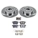 POWERSTOP KOE5368 Autospecialty Rear Replacement Brake Kit-OE Brake Rotors & Ceramic Brake Pads For 2011 2012 2013 Acura TSX Honda Accord Coupe Sedan
