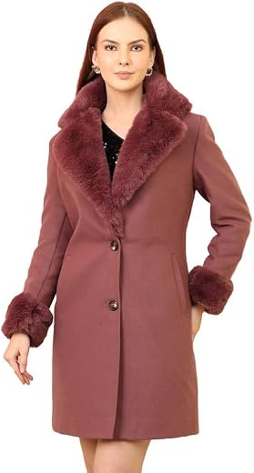 PLAGG Women Winter Long Length Overcoat