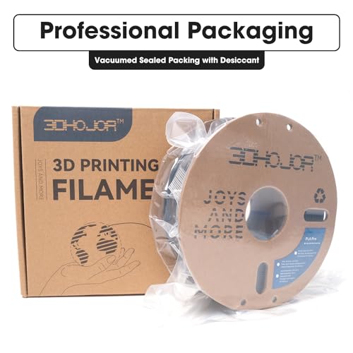 Image of 3DHoJor PLA+ 3D Printing Filament 4KG,Black+White+Blue+Red