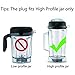 Lid Plug for Vitamix 64oz High Profile Container Blender Replacement Parts, Fit Drink Machine 2 Speed, Vita Prep, Vita Prep 3, XL Blender (Plug)