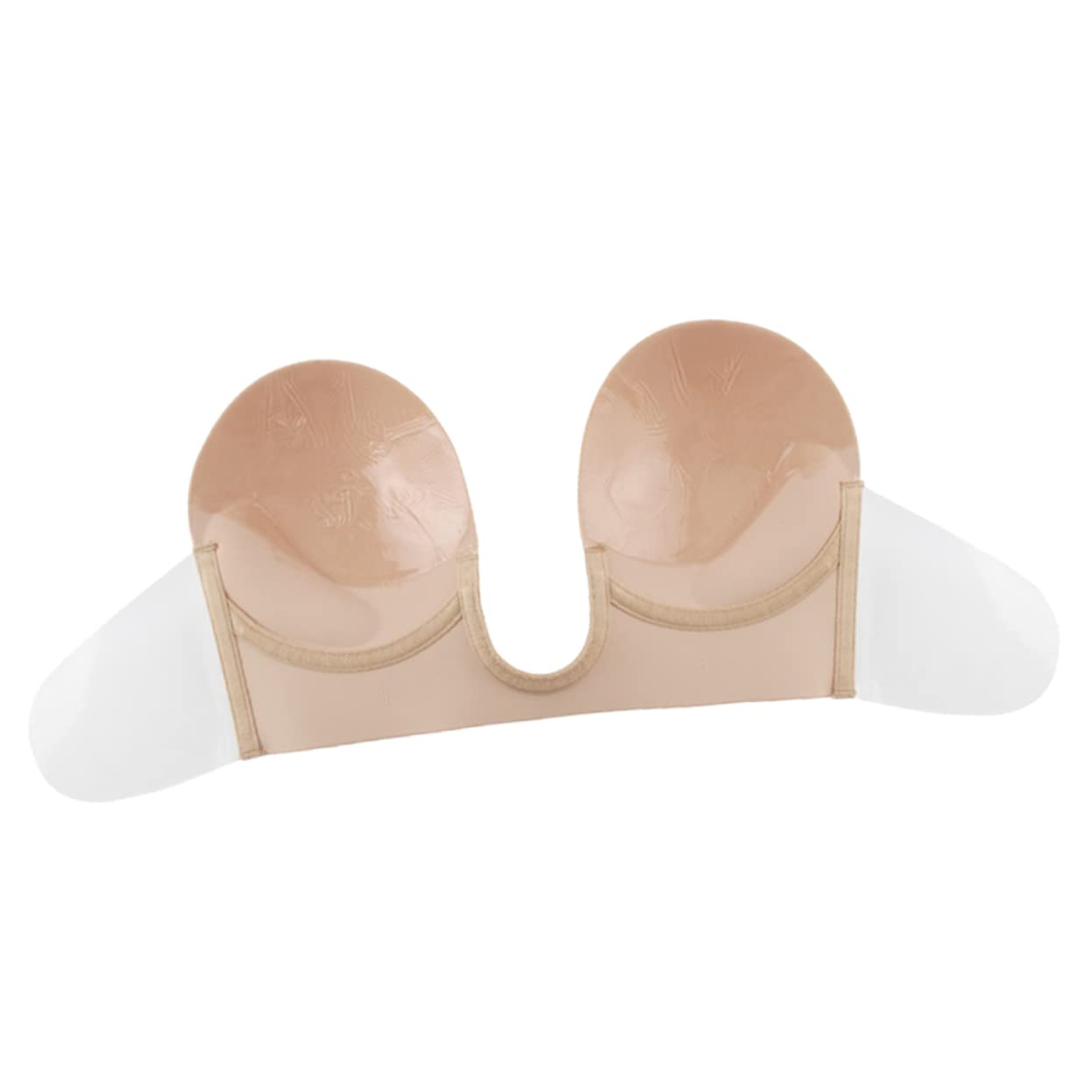 3piezas Sujetador Adhesivo Invisible De Silicona Para Mujeres Talla d Cubiertas Sin Tirantes Para Vestidos De Fiesta y Ropa De Escote Bajo Color Piel