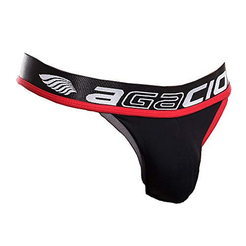 Men’s Thong Underwear w/Pouch, Sexy Mens Bikini Underwear w/Wide Waistband and Ultra-Soft Fabric