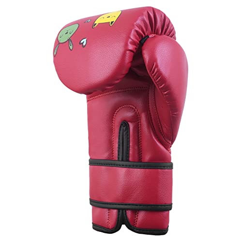 Kids Boxing Gloves 4Oz 6Oz Youth Boxing Gloves For Age 3 To 9 Years, Boys And Girls Training Boxing Gloves For Punching Bag, Kickboxing, Muay Thai, Mma (6Oz, Red) #TOP4
