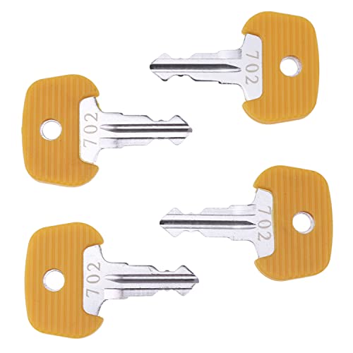 Yqable 4Pcs Ignition Key 26906870 702 Compatible For Jungheinrich Mic Komatsu #TOP3