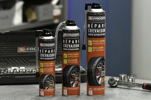 Répare Crevaison FACOM – Aérosol 600 ml Avec ou Sans Chambre à Air - vue 8