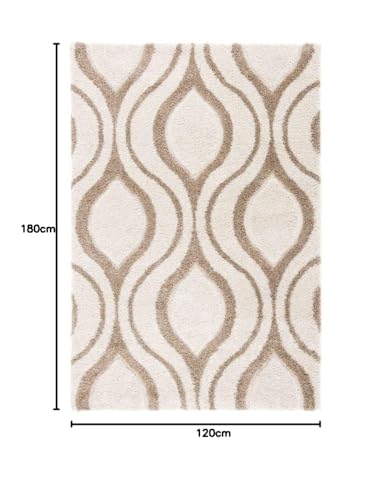 Image of Soft Modern Shag Area Rugs Fluffy Living Room Carpet Comfy Bedroom Home Decorate Floor Kids Playing Mat Size 4x6 Feet Color Multi W