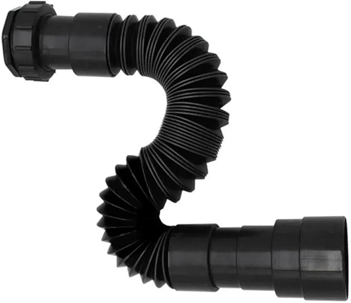 Sifão Sanfonado/extensivo Universal Abs Preto Black Flexivel