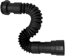 Sifão Sanfonado/extensivo Universal Abs Preto Black Flexivel