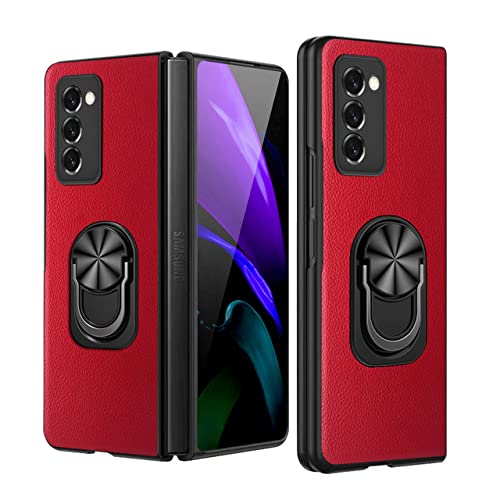 Coque en cuir premium Galaxy Z Fold4 et Fold3 étui fin anti-empreinte