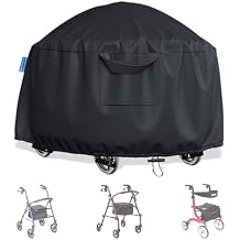 Rollator Walker Cover for Seniors - Dustproof & Waterproof, Fits Rolling Rollator Walker with Seat, Protecting Your Senior Rollator Walker. Cover Only