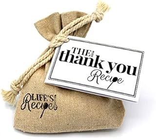 Thank you gifts - The Little Thank You Recipe is a Thoughtful, Novelty Gift Alternative to a Card, to Recognise Appreciate Someone Who You Would Like to Thank and Show Your Gratitude Teachers Nurses