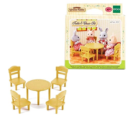 Conjunto De Mesa E Cadeira Sylvanian Families Multicor
