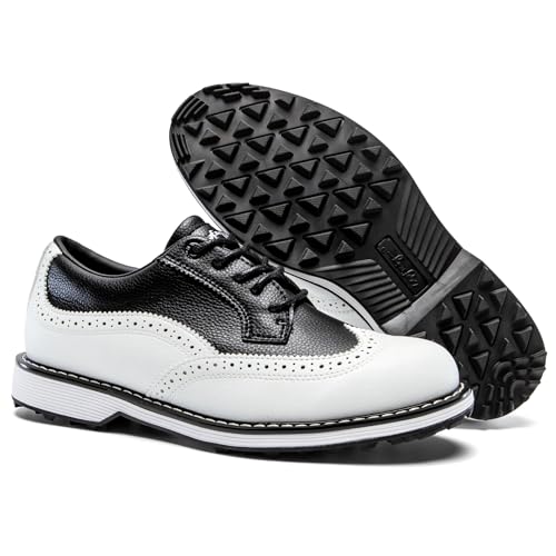 Image of UOFEIY Men's Spikeless Golf Shoes, Lightweight Sneakers