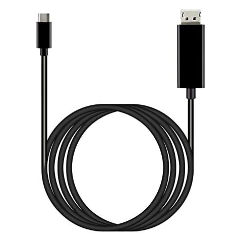 Tek Styz DisplayPort Kit Compatible with Sennheiser Momentum True Wireless 2 Case to USB-C/PD to Full 4k/60Hz with Slim 6 Foot Cable! (DP) Cover