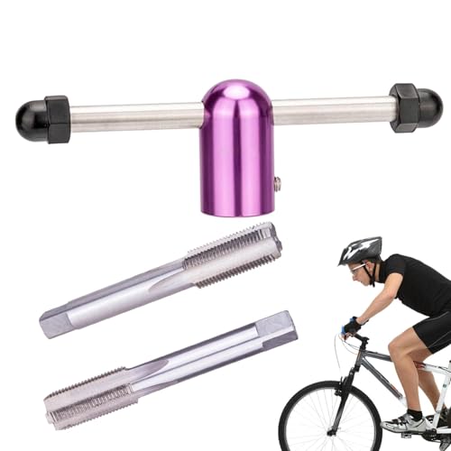 Taraud vélo et moto avec clés de serrage pour filetage inversé et entretien de pas de vis