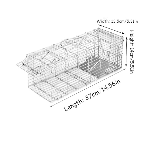 Rat Trap Humane Animal Live Cage for Indoor Outdoor Use Squirrel Mouse Traps No Kill Catch and Release Reusable Mice for Chipmunks Squirrels Weasel More Rodents Mousetrap (Mouse Trap /1p) by Qyuanzh - Image 2