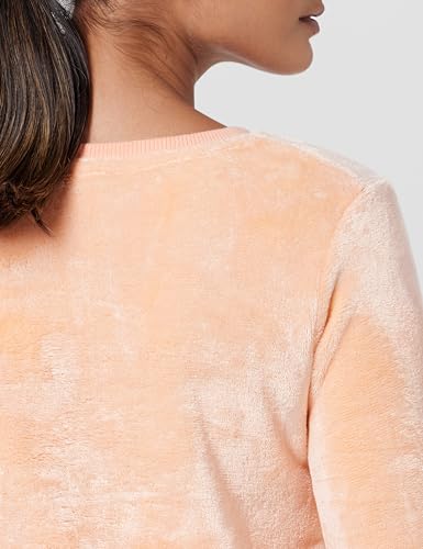 Image of Max Polyester Women Embroidered Round Neck Hooded Sweatshirt