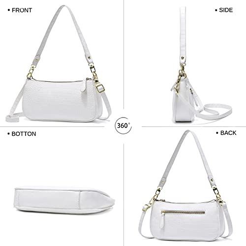 Image of Small Tote Shoulder Bags Purses for Women Retro Classic Crossbody Bags Cute Clutch Purse and Handbag